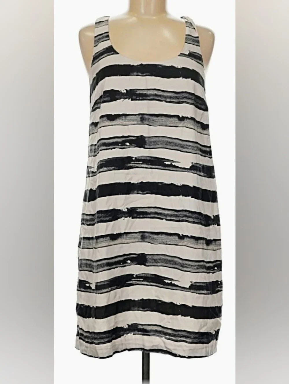 J. CREW 🐦 Striped Knee-length SILK SUN DRESS 🌞 Strappy & Sensuous BOHO 🌞 Sz 8